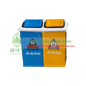 Thùng rác đạp chân ngoài trời hàng đẹp - giá rẻ